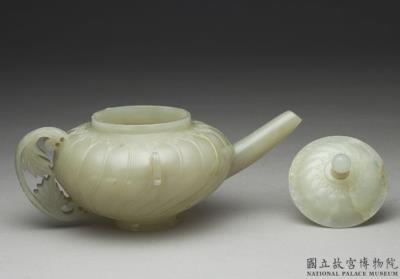 图片[3]-Jade teapot with handle, Mughal Empire-China Archive